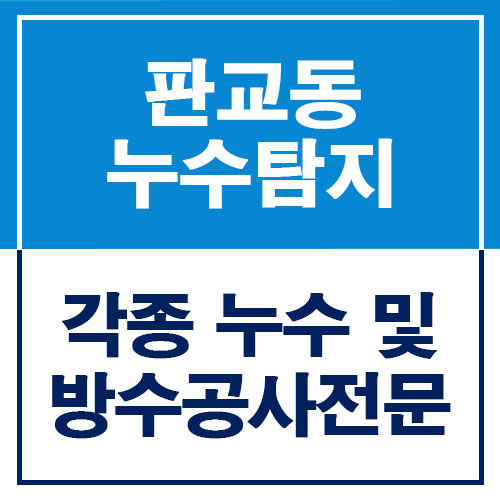 분당누수탐지